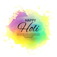 Illustration av färgglada Happy Holi firande bakgrund vektor