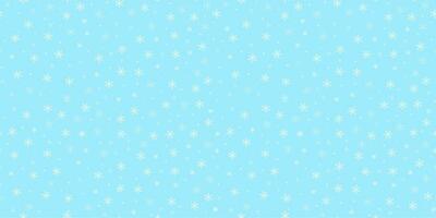 nahtloses Muster von Schneeflocken auf blauem Hintergrund vektor