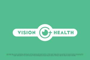 Auge visuell Medizin Logo Design Illustration. einfach eben Silhouette Briefmarke Aufkleber Etikette Emblem Auge Hornhaut Sehvermögen Gesundheit Vision Mensch Körper Anatomie Krankenhaus Wissenschaft. einfach modern minimalistisch Konzept. vektor