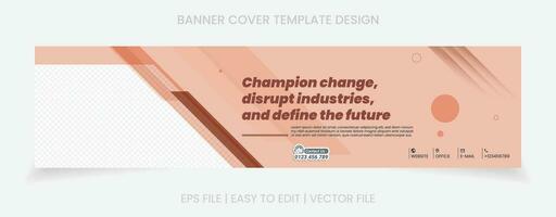företag baner företag omslag social media mall design vektor