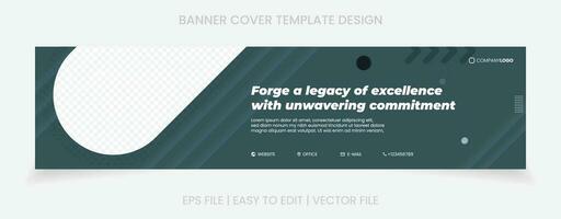 företag baner företag omslag social media mall design vektor
