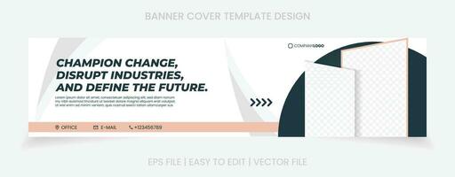 företag baner företag omslag social media mall design vektor