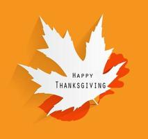 Happy Thanksgiving Day-Vektor-Illustration vektor