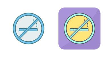 Nej rökning vektor ikon