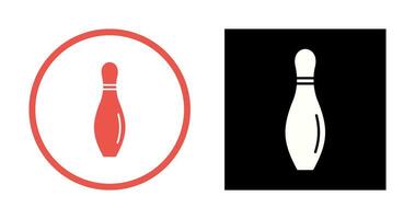 Bowling-Pin-Vektor-Symbol vektor