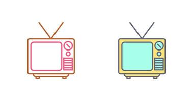Vektorsymbol für Fernsehsendungen vektor