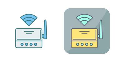 WLAN-Router-Vektorsymbol vektor