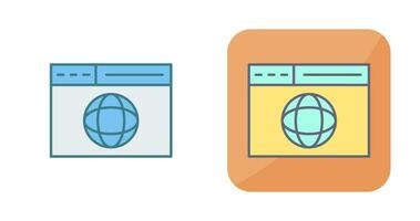 Vektorsymbol für Webseiten vektor