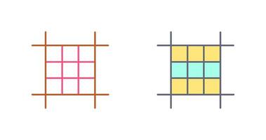 quadratisches Layout-Vektorsymbol vektor