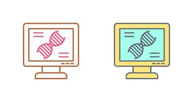 dna testa vektor ikon