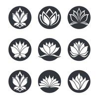 Beauty Lotus Logo Bilder vektor