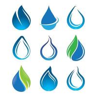 Wassertropfen-Logo-Bilder vektor