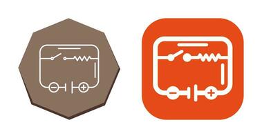 elektrisk krets vektor ikon