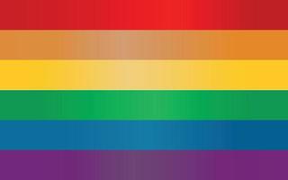 neue lgbtq rechte stolz regenbogenflagge farbverlauf vektor