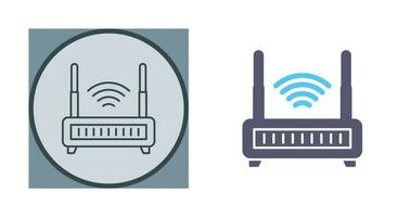 WLAN-Router-Vektorsymbol vektor