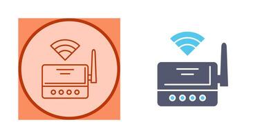 WLAN-Router-Vektorsymbol vektor