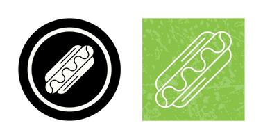 Hotdog-Vektor-Symbol vektor