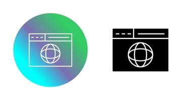 Vektorsymbol für Webseiten vektor