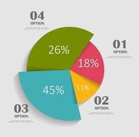 Infografik-Vorlagen für Business-Vektor-Illustration. vektor