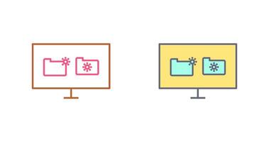 einzigartiges Symbol für beschädigte Datenvektoren vektor