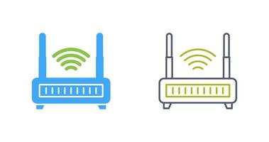 WLAN-Router-Vektorsymbol vektor