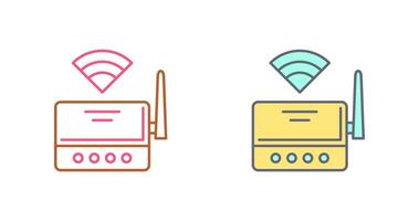 WLAN-Router-Vektorsymbol vektor