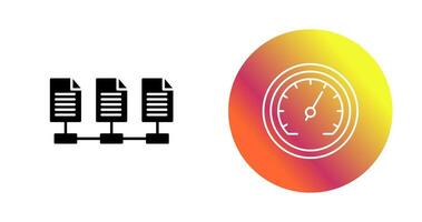 Tachometer-Vektorsymbol vektor