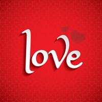 Valentines Day LOVE-Schriftart vektor