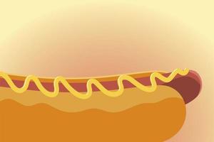 Fast Food Hot Dog frisch lecker Symbol isoliert vektor