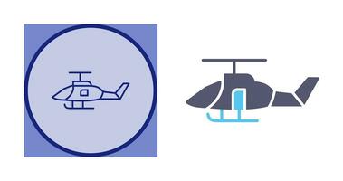 Vektorsymbol für Militärhubschrauber vektor