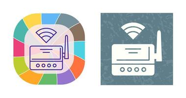 WLAN-Router-Vektorsymbol vektor