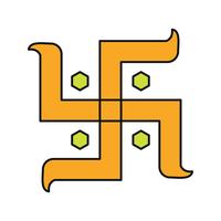 Vektor Hindu Zeichen Symbol