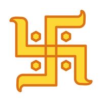 Vektor Hindu Zeichen Symbol