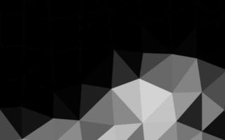 dunkles Silber, graues abstraktes polygonales Layout des Vektors. vektor
