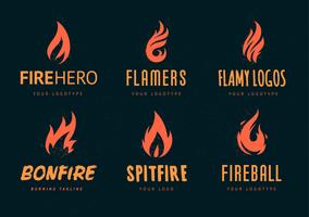 Vektor Feuer Logos