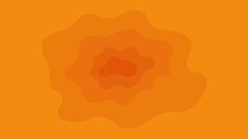 orange papercut abstrakter hintergrund wellenlinien form vektor