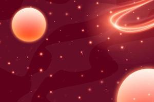 röd galax abstrakt bakgrundsutrymme med stjärnor kosmisk vektor