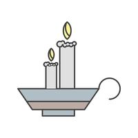 Vektor-Kerzen-Symbol