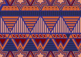 Stammes-Muster-Vektor. nahtlose ethnische Handarbeit mit Streifen vektor