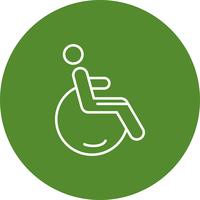 Vektor handikapp ikon