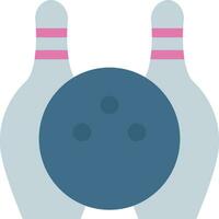 Bowling Symbol eben Vektor Illustration