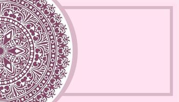 vektor mandala design, för dina olika typer av reklambehov