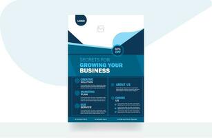 företags- flygblad broschyr design Rapportera företag marknadsföring bakgrund mall vektor
