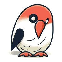 pingvin ikon. tecknad serie illustration av pingvin vektor ikon för webb