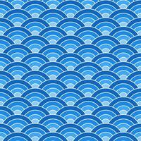 blå skugga japansk Vinka mönster bakgrund. japansk sömlös mönster vektor. vågor bakgrund illustration. för Kläder, omslag papper, bakgrund, bakgrund, gåva kort. vektor