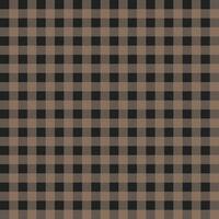 braun und schwarz Büffel Plaid Muster mit schräg Linie Innerhalb Hintergrund. Plaid Muster Hintergrund. Plaid Hintergrund. nahtlos Muster. zum Hintergrund, Dekoration, Geschenk Verpackung, Gingham Tischdecke. vektor