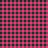 Rosa und schwarz Büffel Plaid Muster mit schräg Linie Innerhalb Hintergrund. Plaid Muster Hintergrund. Plaid Hintergrund. nahtlos Muster. zum Hintergrund, Dekoration, Geschenk Verpackung, Gingham Tischdecke. vektor