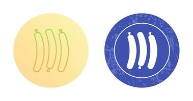 Vektorsymbol für heiße Wurst vektor