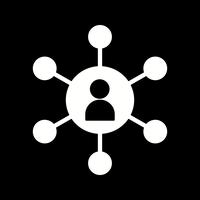 Vektor-SEO-Benutzer-Symbol vektor