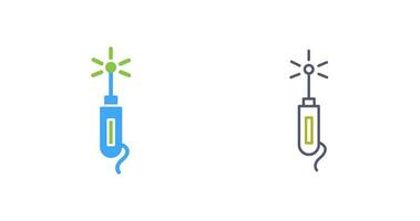 Laserstift-Vektorsymbol vektor